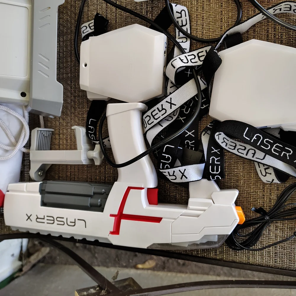 White and Orange VR Blasters